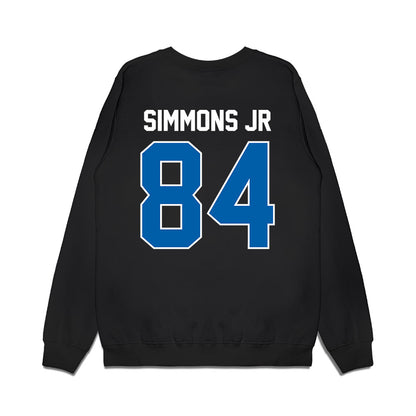 Buffalo - NCAA Football : Tyrell Simmons Jr - Vintage Helmet Premium Crewneck Sweatshirt-1