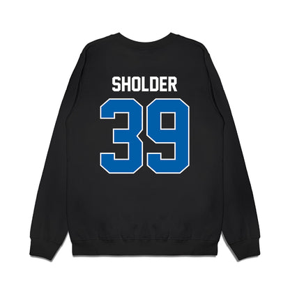 Buffalo - NCAA Football : Blake Sholder - Vintage Helmet Premium Crewneck Sweatshirt-1