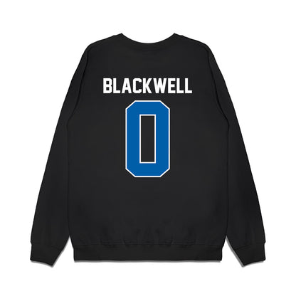 Buffalo - NCAA Football : Kobi Blackwell - Vintage Helmet Premium Crewneck Sweatshirt-1