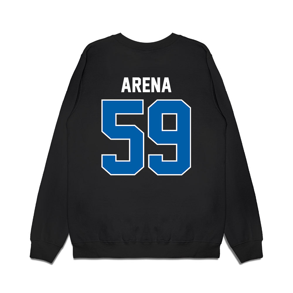 Buffalo - NCAA Football : Gabriel Arena - Vintage Helmet Premium Crewneck Sweatshirt-1
