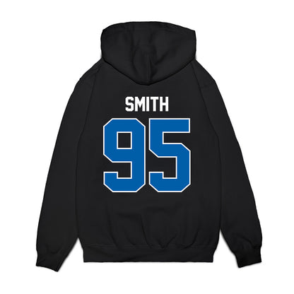Buffalo - NCAA Football : Stantavious Smith - Vintage Helmet Premium Hooded Sweatshirt-1