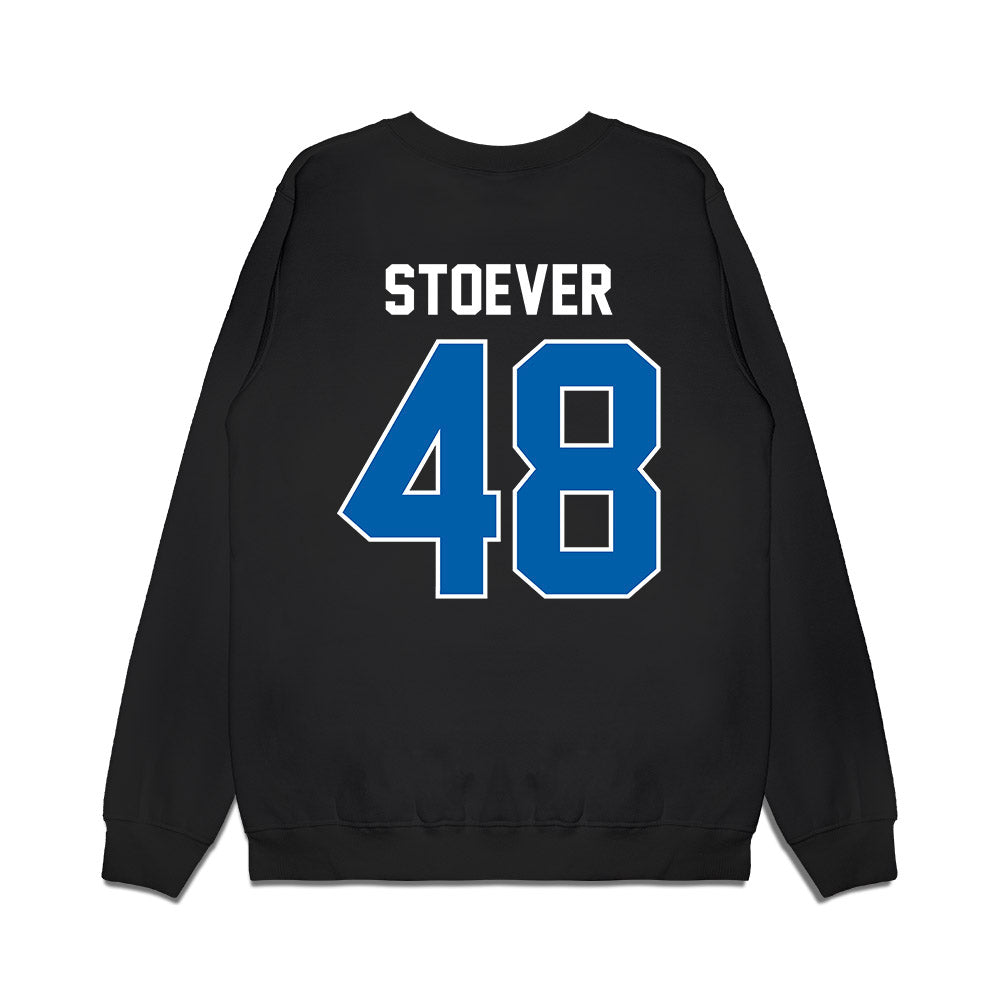 Buffalo - NCAA Football : Joseph Stoever - Vintage Helmet Premium Crewneck Sweatshirt-1