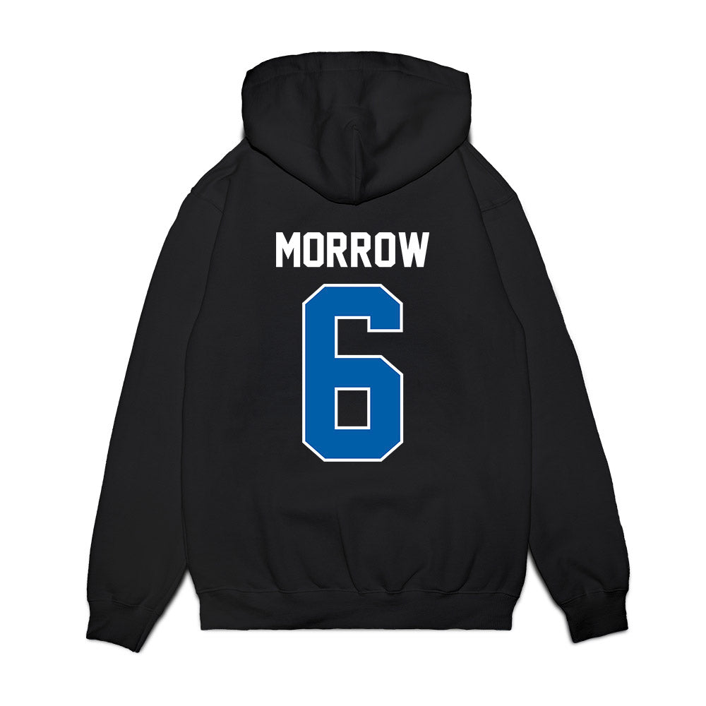 Buffalo - NCAA Football : Chance Morrow - Vintage Helmet Premium Hooded Sweatshirt-1