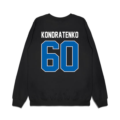 Buffalo - NCAA Football : Val Kondratenko - Vintage Helmet Premium Crewneck Sweatshirt-1
