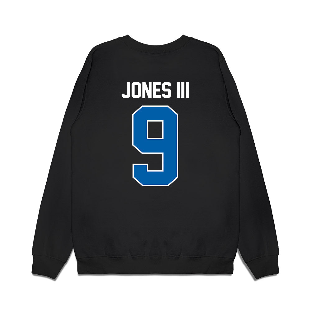 Buffalo - NCAA Football : Trey Jones III - Vintage Helmet Premium Crewneck Sweatshirt-1