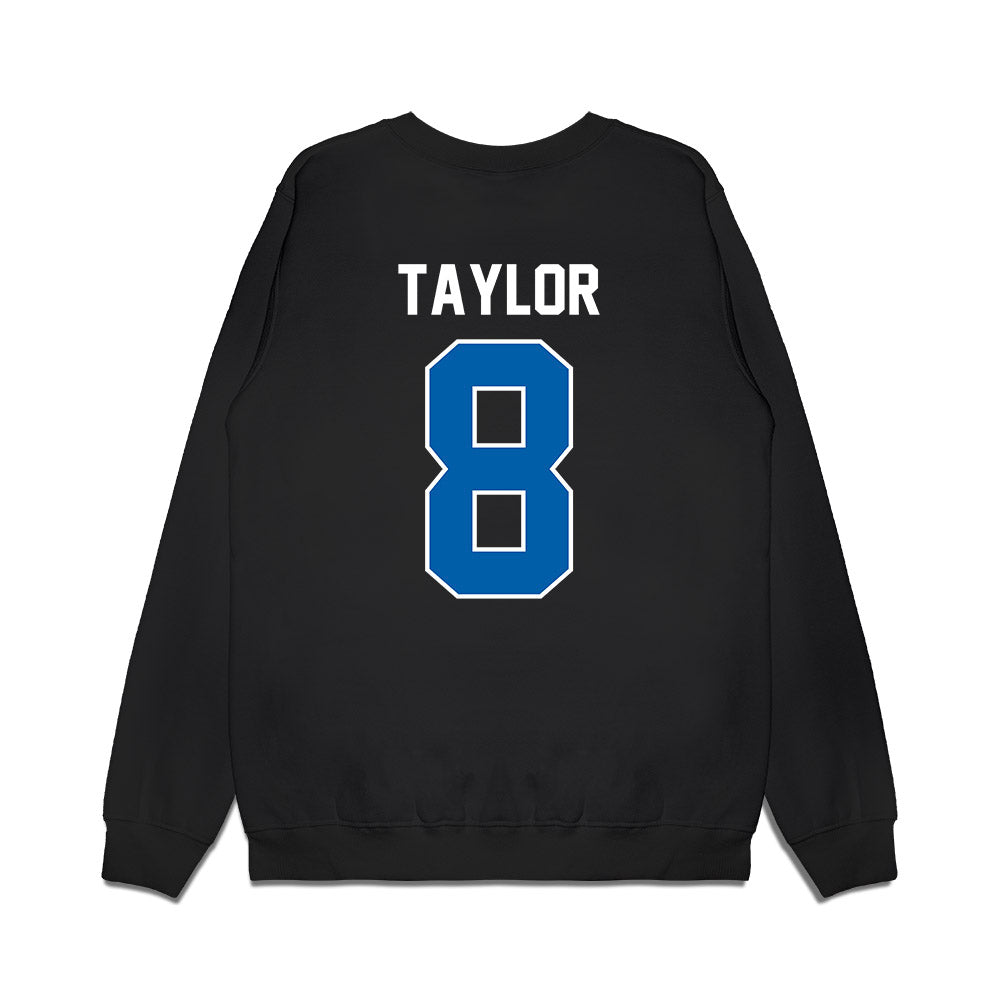 Buffalo - NCAA Football : Ramari Taylor - Vintage Helmet Premium Crewneck Sweatshirt-1