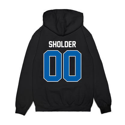 Buffalo - NCAA Football : Blake Sholder - Vintage Helmet Premium Hooded Sweatshirt-1