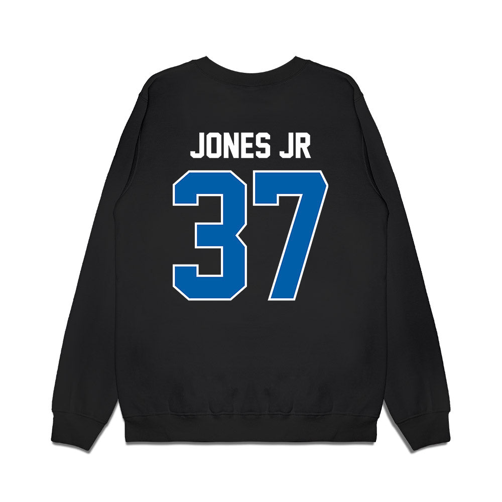 Buffalo - NCAA Football : Jamarcus Jones Jr - Vintage Helmet Premium Crewneck Sweatshirt-1