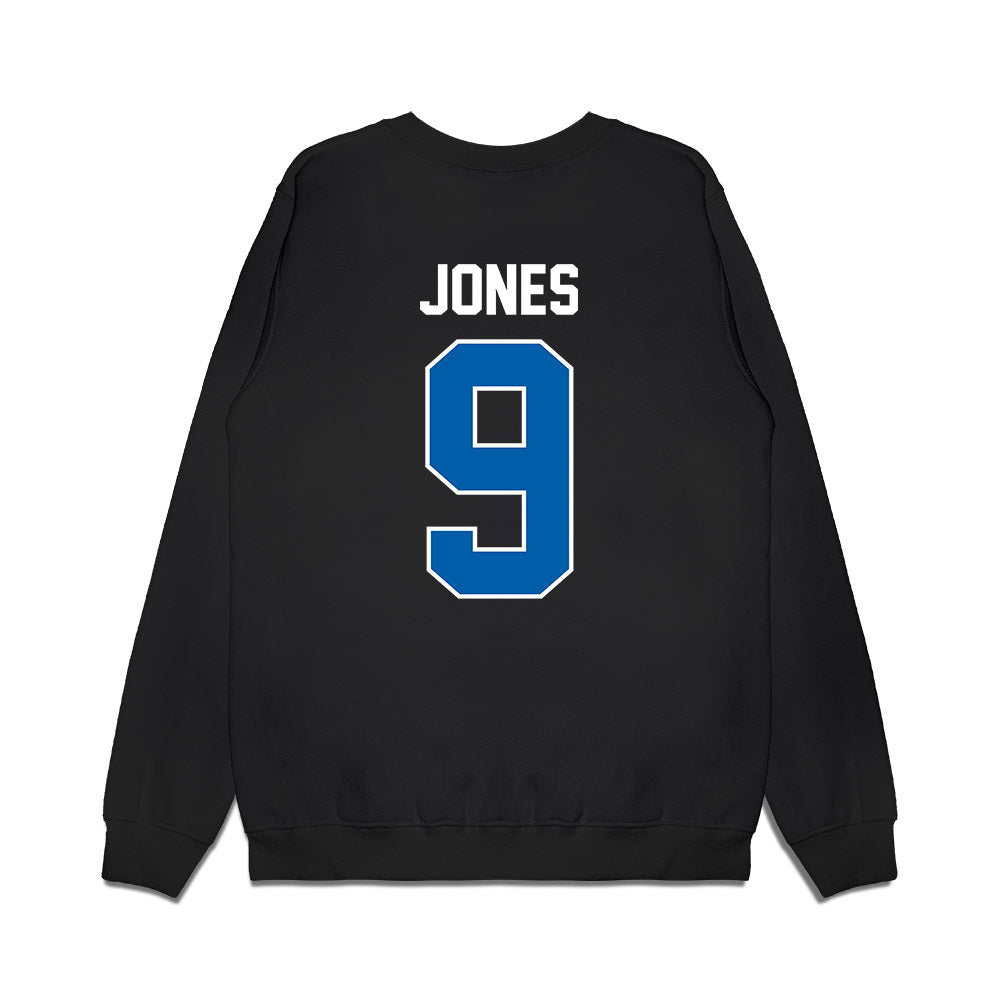 Buffalo - NCAA Football : Trey Jones - Vintage Helmet Premium Crewneck Sweatshirt-1