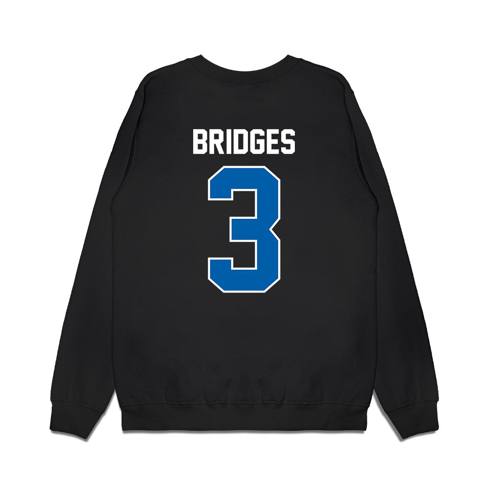 Buffalo - NCAA Football : Oliver Bridges - Vintage Helmet Premium Crewneck Sweatshirt-1