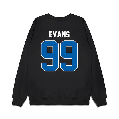 Buffalo - NCAA Football : Cornell Evans - Vintage Helmet Premium Crewneck Sweatshirt-1