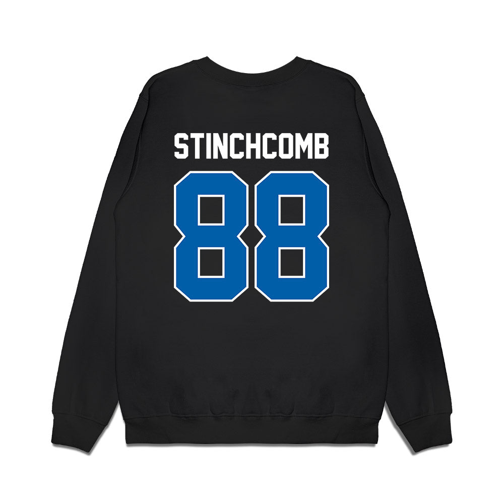 Buffalo - NCAA Football : Rex Stinchcomb - Vintage Helmet Premium Crewneck Sweatshirt-1
