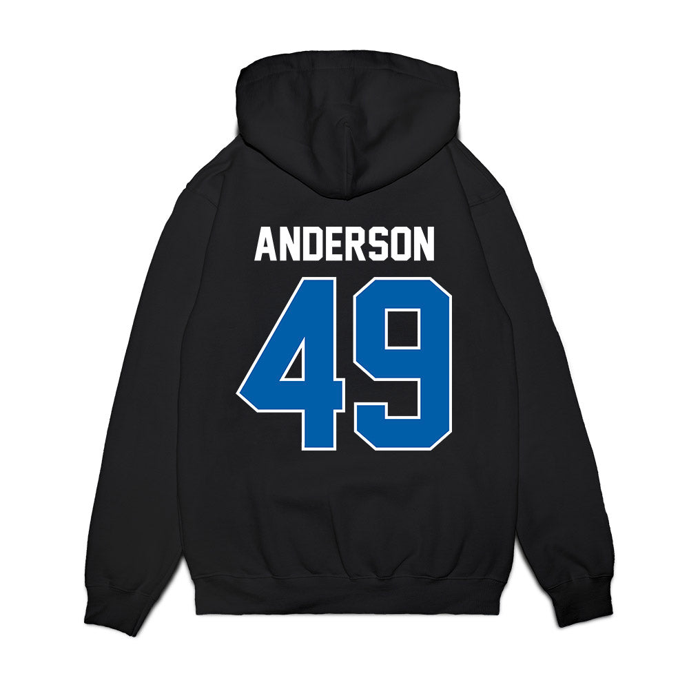 Buffalo - NCAA Football : Aiden Anderson - Vintage Helmet Premium Hooded Sweatshirt-1