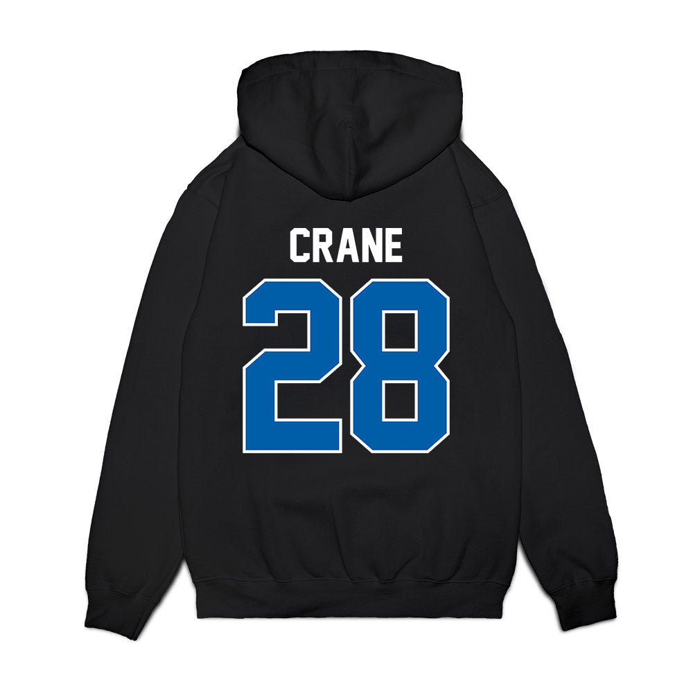 Buffalo - NCAA Football : Drayson Crane - Vintage Helmet Premium Hooded Sweatshirt-1