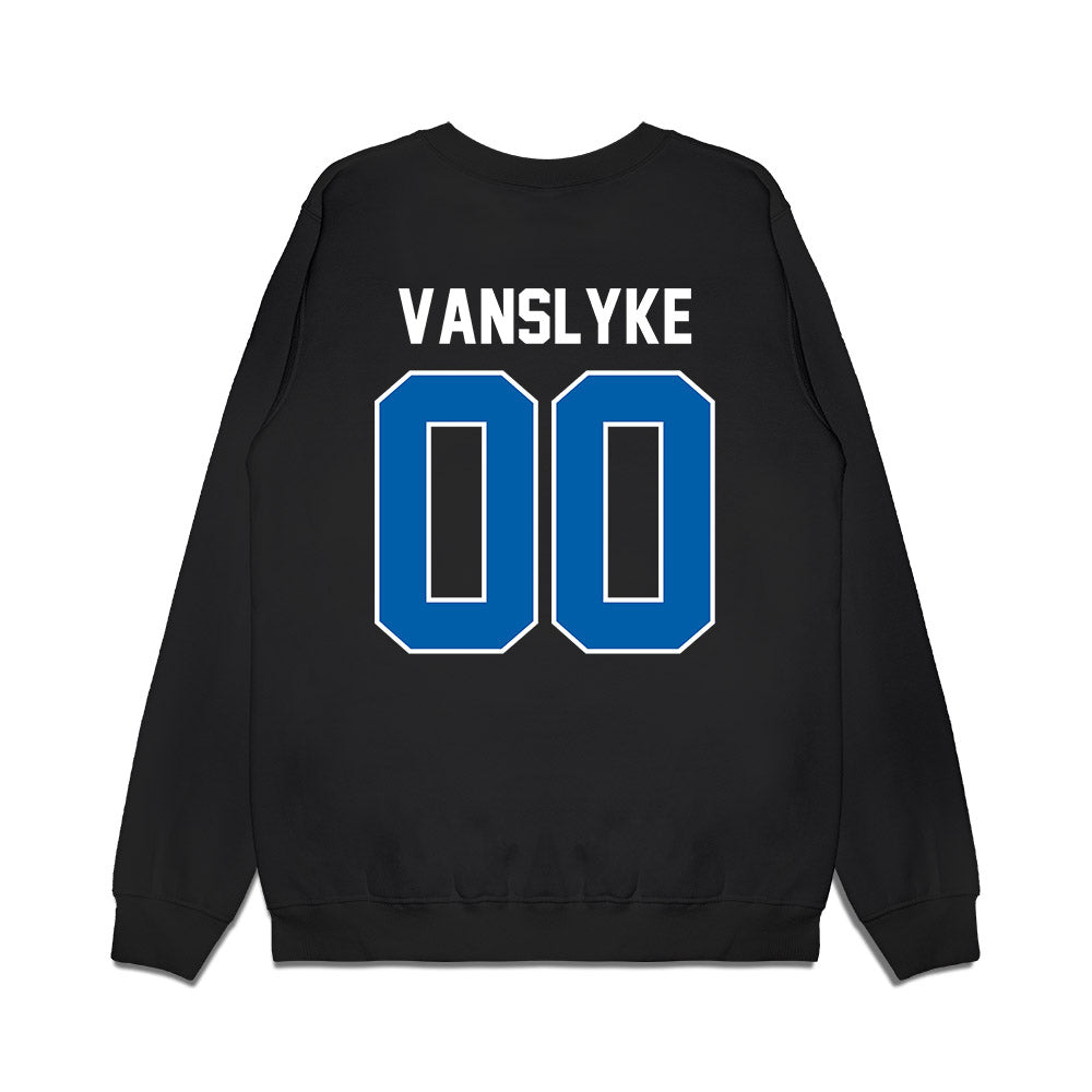 Buffalo - NCAA Football : Andrew VanSlyke - Vintage Helmet Premium Crewneck Sweatshirt-1