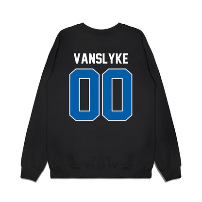 Buffalo - NCAA Football : Andrew VanSlyke - Vintage Helmet Premium Crewneck Sweatshirt-1