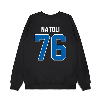 Buffalo - NCAA Football : Nathan Natoli - Vintage Helmet Premium Crewneck Sweatshirt-1
