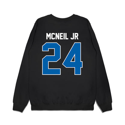 Buffalo - NCAA Football : James McNeil Jr - Vintage Helmet Premium Crewneck Sweatshirt-1