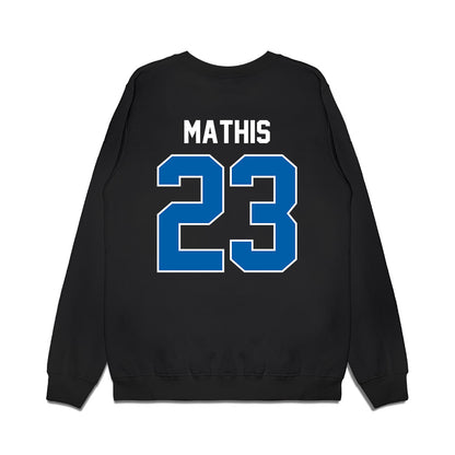 Buffalo - NCAA Football : Devare Mathis - Vintage Helmet Premium Crewneck Sweatshirt-1