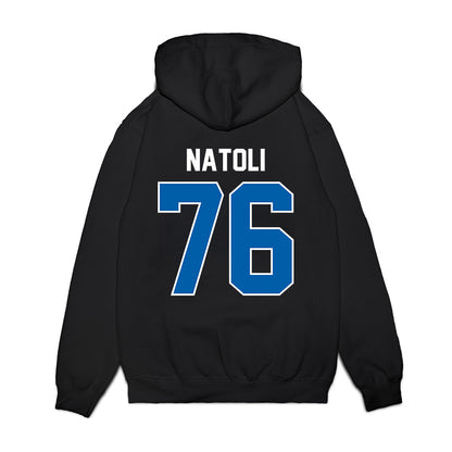 Buffalo - NCAA Football : Nathan Natoli - Vintage Helmet Premium Hooded Sweatshirt-1