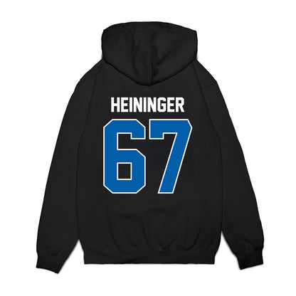 Buffalo - NCAA Football : Alex Heininger - Vintage Helmet Premium Hooded Sweatshirt-1