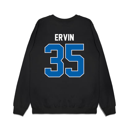 Buffalo - NCAA Football : Malachi Ervin - Vintage Helmet Premium Crewneck Sweatshirt-1