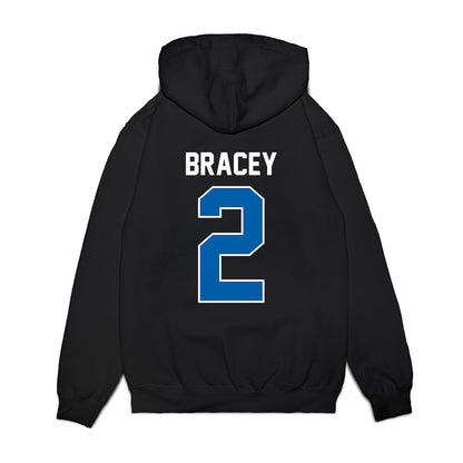 Buffalo - NCAA Football : Stevie Bracey - Vintage Helmet Premium Hooded Sweatshirt-1