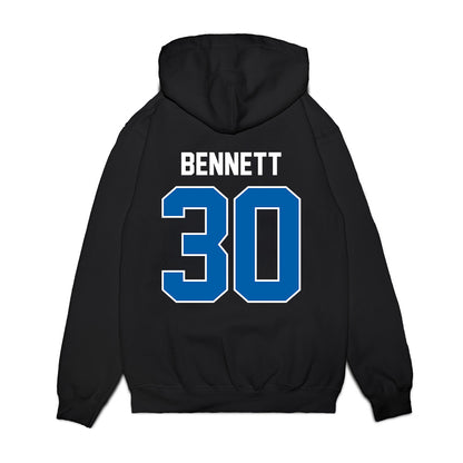 Buffalo - NCAA Football : Jacari Bennett - Vintage Helmet Premium Hooded Sweatshirt-1