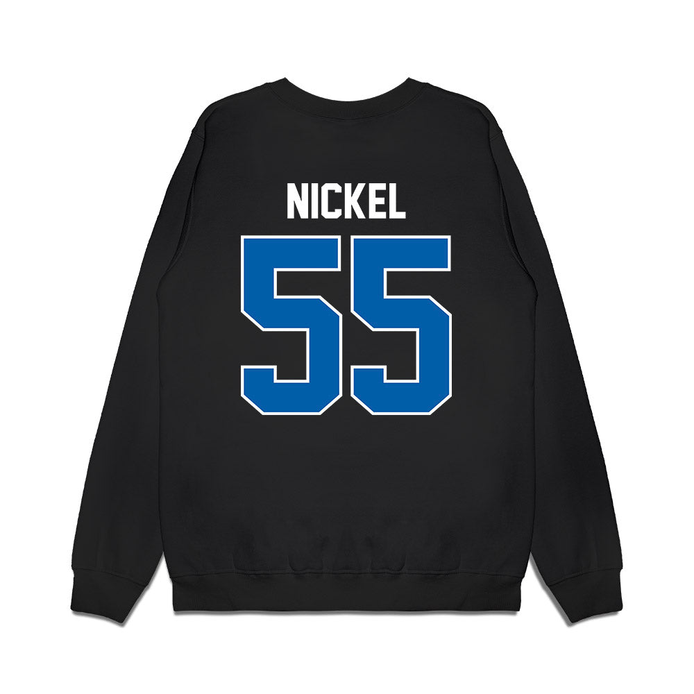 Buffalo - NCAA Football : Mason Nickel - Vintage Helmet Premium Crewneck Sweatshirt-1
