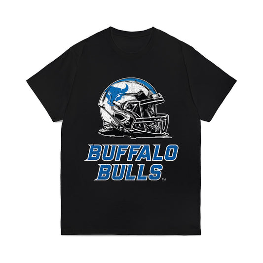 Buffalo - NCAA Football : Zachary Pettitt - Vintage Helmet Comfort Colors T-Shirt-0