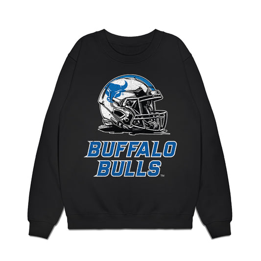 Buffalo - NCAA Football : Stone Rozak - Vintage Helmet Premium Crewneck Sweatshirt-0