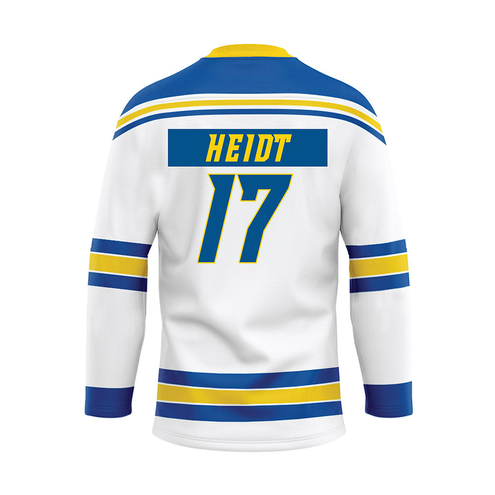Delaware - NCAA Ice Hockey : Suvina Heidt - White Hockey Jersey-1