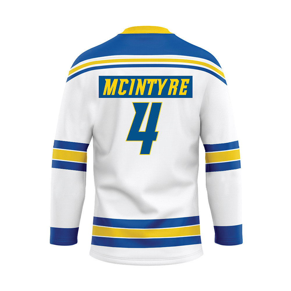 Delaware - NCAA Ice Hockey : Tiana McIntyre - White Hockey Jersey-1
