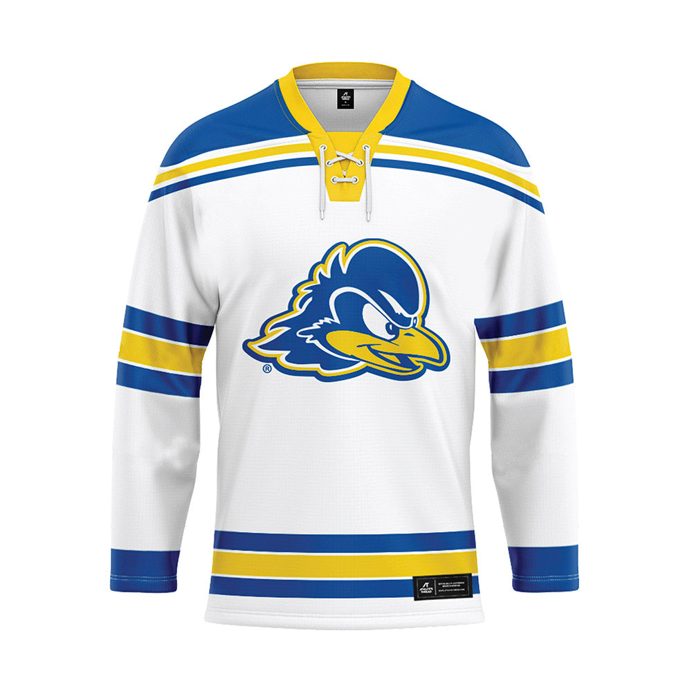 Delaware - NCAA Ice Hockey : Bailey Gray - White Hockey Jersey-0