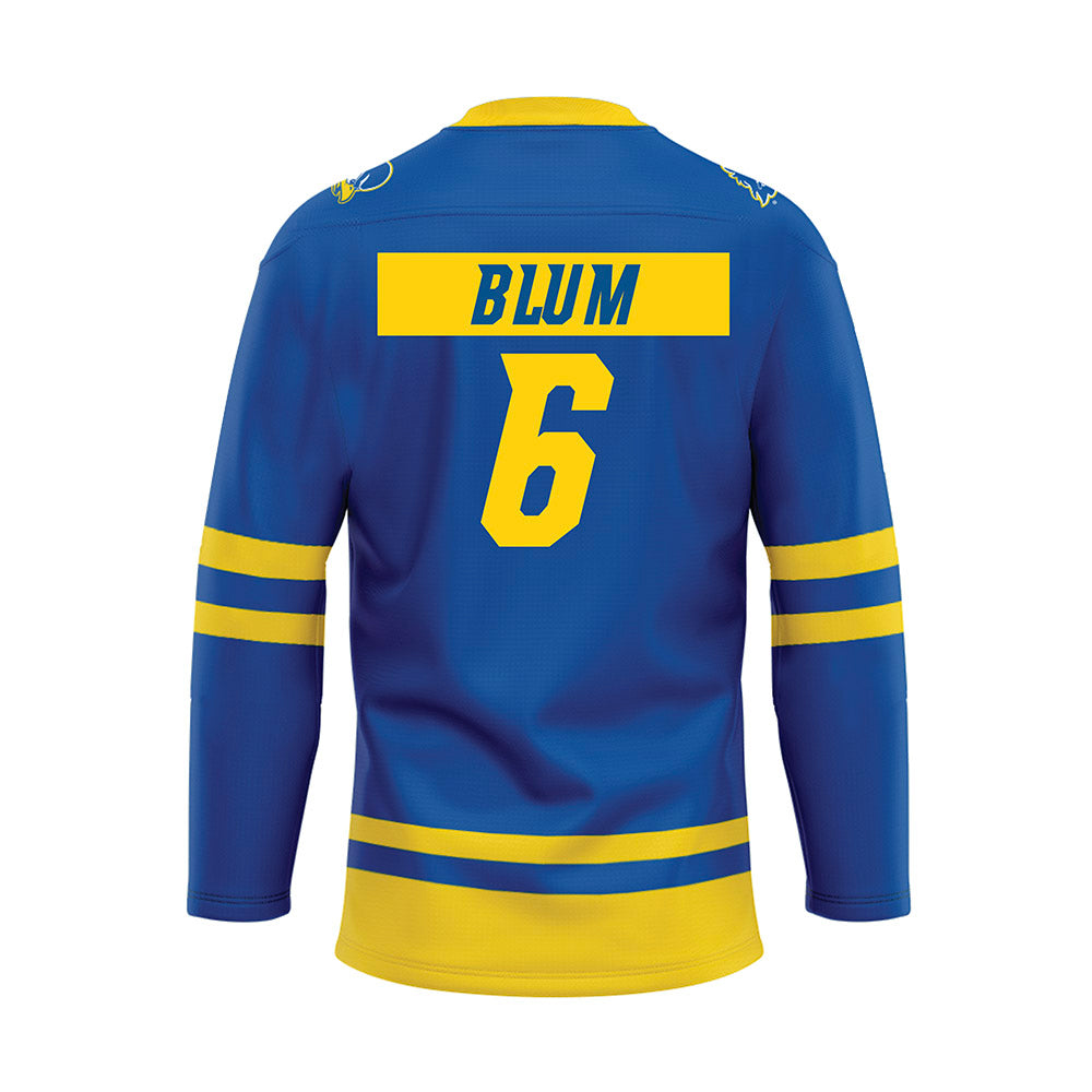 Delaware - NCAA Ice Hockey : Kacey Blum - Royal Hockey Jersey-1