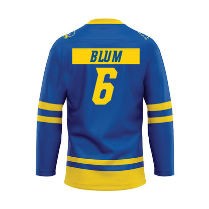 Delaware - NCAA Ice Hockey : Kacey Blum - Royal Hockey Jersey-1