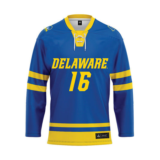 Delaware - NCAA Women's Ice Hockey : Reese Reid - Royal Hockey Jersey-0