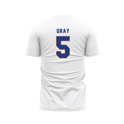 Florida - NCAA Women's Soccer : Mia Gray - White Soccer Jersey-1