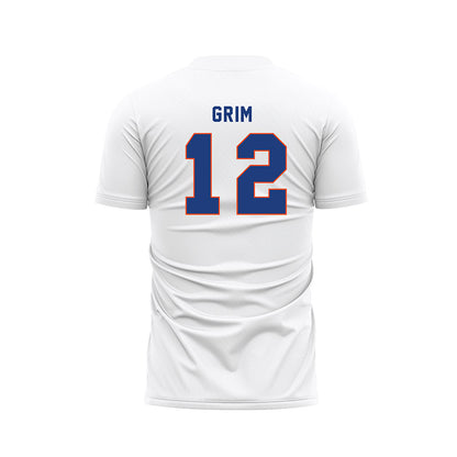 Florida - NCAA Women's Soccer : Charlotte Grim - White Soccer Jersey-1