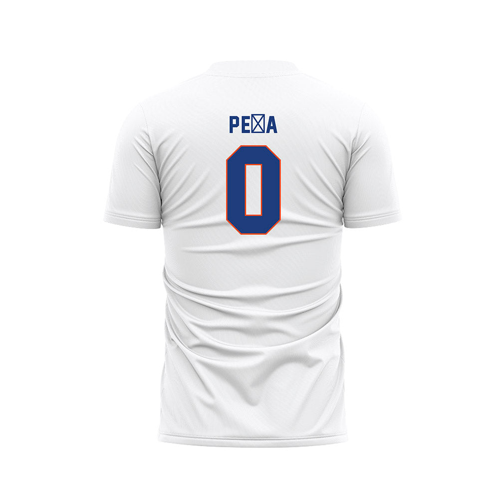 Florida - NCAA Women's Soccer : Paloma Pe�a - White Soccer Jersey-1