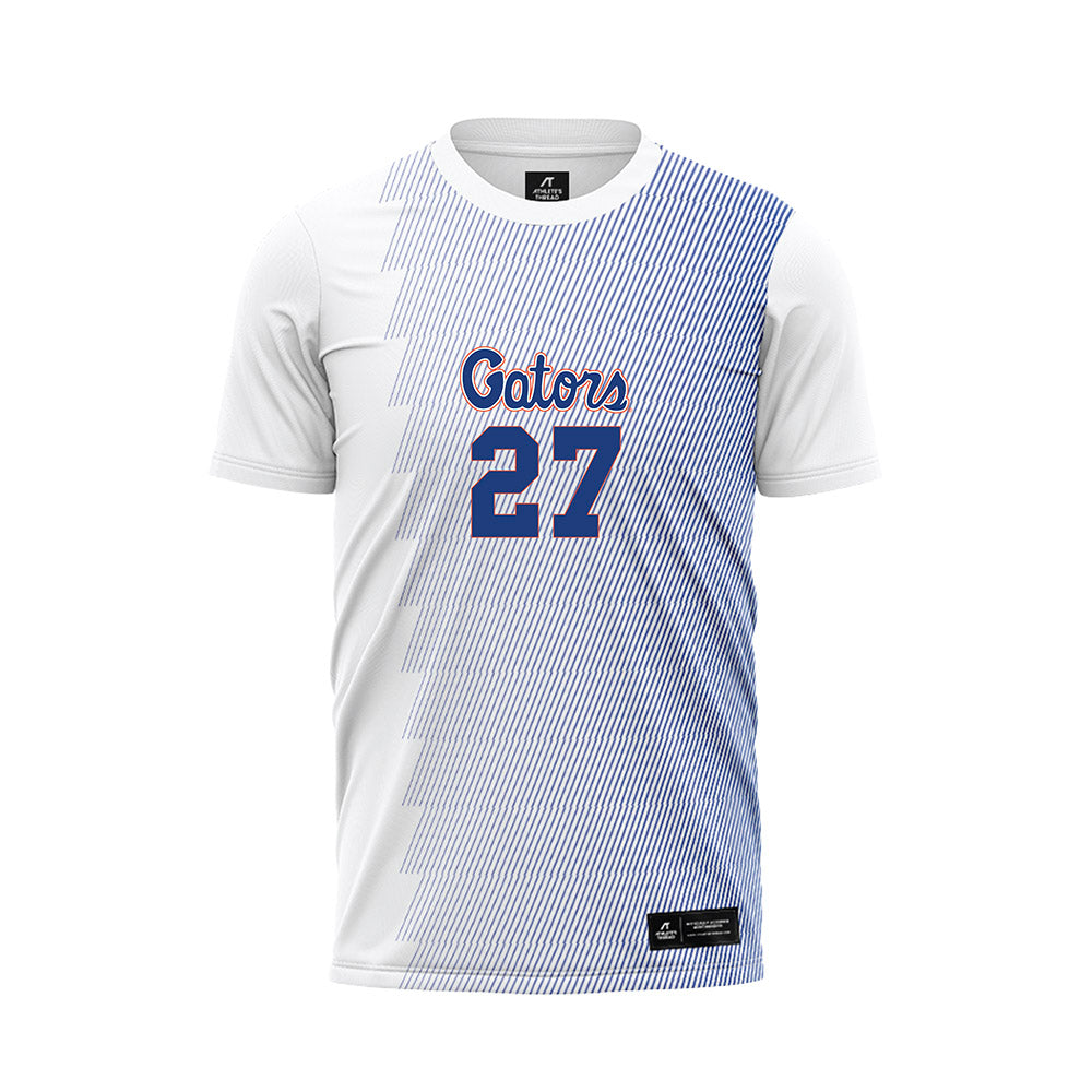 Florida - NCAA Women's Soccer : Norah Abbott - White Soccer Jersey-0
