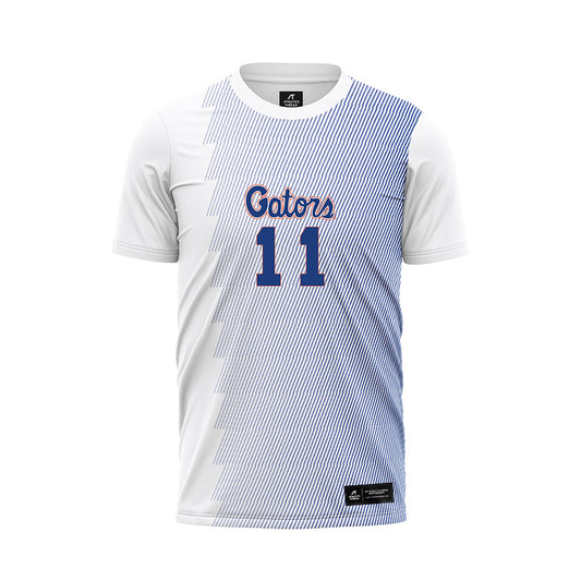 Florida - NCAA Women's Soccer : Hannah Jibril - White Soccer Jersey-0