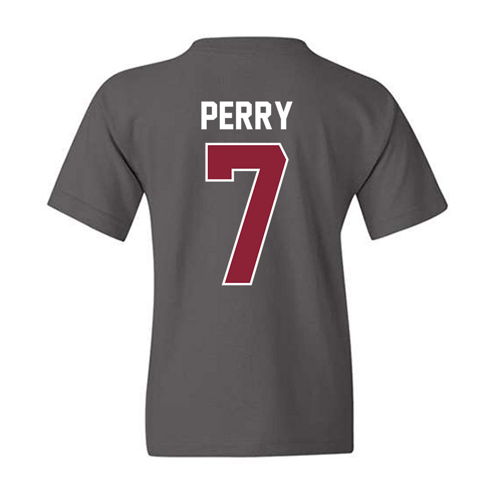 UMass - NCAA Football : Will Perry - Vintage Football Youth T-Shirt-1