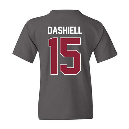 UMass - NCAA Football : Tavian Dashiell - Vintage Football Youth T-Shirt-1