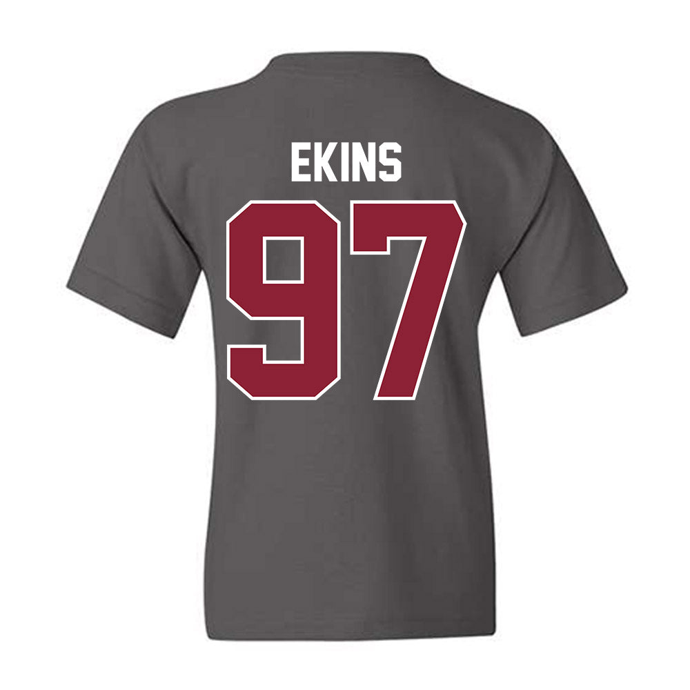 UMass - NCAA Football : Robert Ekins - Vintage Football Youth T-Shirt-1