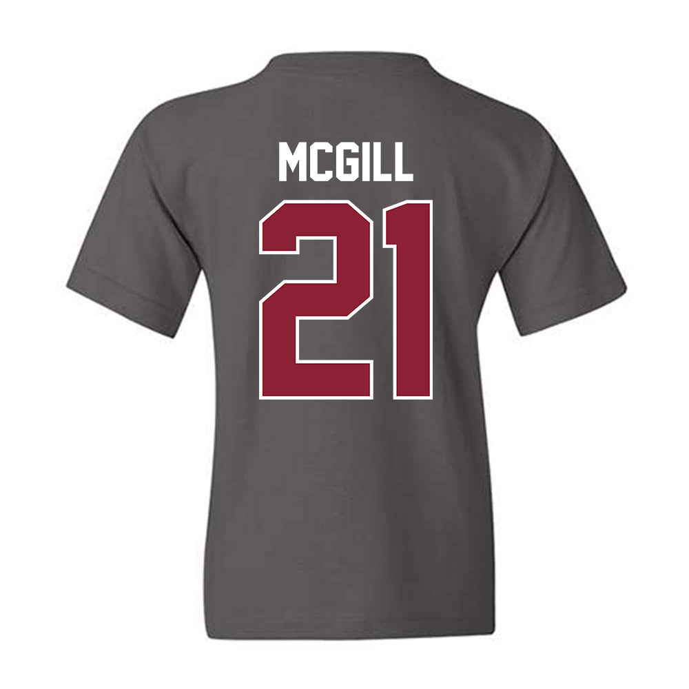 UMass - NCAA Football : Jeremiah Mcgill - Vintage Football Youth T-Shirt-1