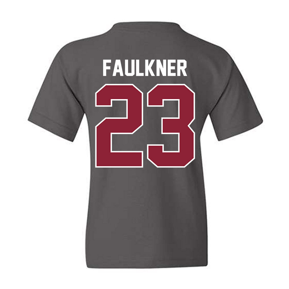 UMass - NCAA Football : Elijah Faulkner - Vintage Football Youth T-Shirt-1