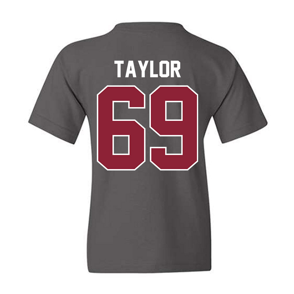 UMass - NCAA Football : Brock Taylor - Vintage Football Youth T-Shirt-1