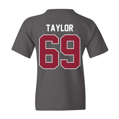 UMass - NCAA Football : Brock Taylor - Vintage Football Youth T-Shirt-1