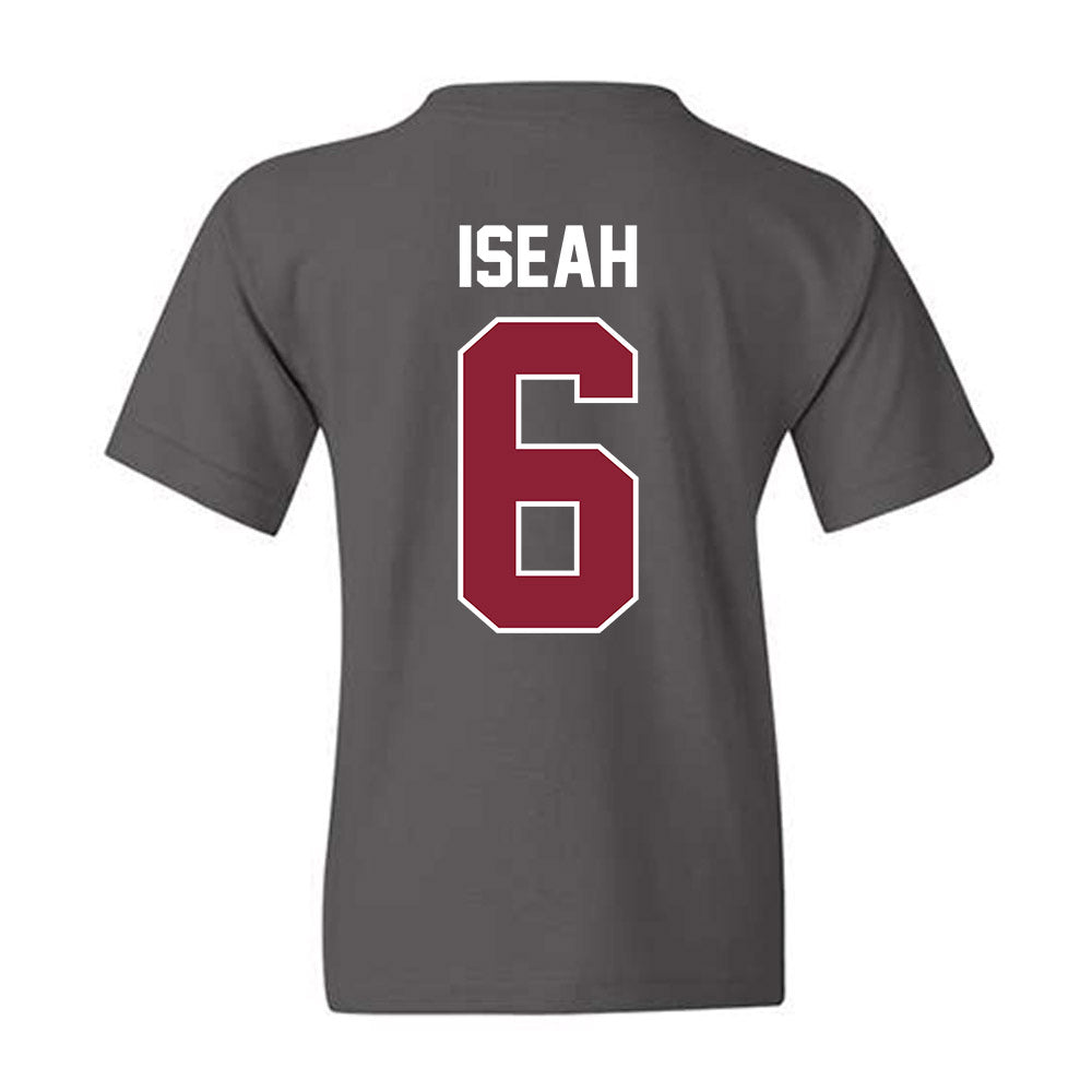 UMass - NCAA Football : Joshua Iseah - Vintage Football Youth T-Shirt-1